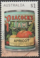 AUSTRALIA - USED 2018 $1.00 Vintage Jam Labels - Peacock's Tasmania - Bird, Fruit - Used Stamps