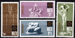 MALTA 1974 EUROPA: Sculpture. Complete Set, MNH - 1974