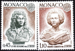 MONACO 1974 EUROPA: Sculpture. Complete Set, MNH - 1974