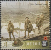 AUSTRALIA - USED 2017 $1.00 Centenary Of WWI: 1917 Third Battle Of Ypres - Soldiers - Used Stamps