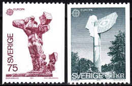 SWEDEN 1974 EUROPA: Sculpture. Complete Set, MNH - 1974