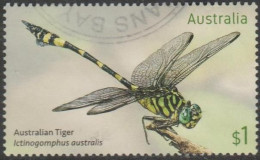 AUSTRALIA - USED 2017 $1.00 Stamp Collecting Month: Dragonflies - Australian Tiger - Used Stamps