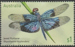 AUSTRALIA - USED 2017 $1.00 Stamp Collecting Month: Dragonflies - Jewel Flutterer - Used Stamps