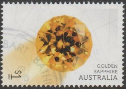 AUSTRALIA - USED 2017 $1.00 Rare Beauties - Gemstones - Golden Sapphire - Used Stamps