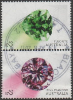 AUSTRALIA - USED 2017 $4.00 Rare Beauties - Gemstones Se-tenant Pair - Used Stamps