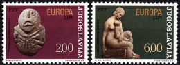 YUGOSLAVIA 1974 EUROPA: Sculpture. Complete Set, MNH - 1974