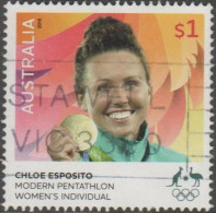 AUSTRALIA - USED 2016 $1.00 Olympic Games Gold Medal Winners - Chloe Esposito - Modern Penthalon - Used Stamps