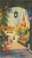 CPA (belle Illustration) -25300- Espagne-Sevilla ( Séville)-Jardines  Entrada Alcazar-Envoi Gratuit - Sevilla