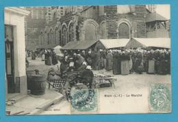 CPA Métier Marchands Ambulants Le Marché BLAIN  44 - Blain