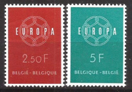 Belgium 1959 Europa CEPT (**)  Mi 1164-65; Y&T 1111-12 €3,- - 1959