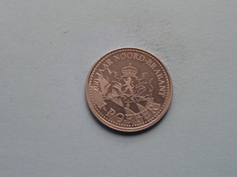 1 POFFER > 200 Jaar NOORD BRABANT ( 30 Mm. - 9.3 Gr. ) 1996 ( Uncleaned Coin / For Grade, Please See Photo ) ! - Pièces écrasées (Elongated Coins)