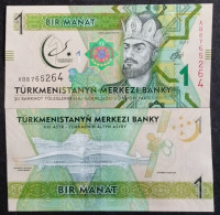 Turkmenistan 1 Manat, 2017, P-36, Asian Games COMM. UNC(B/1-23 - Turkmenistan