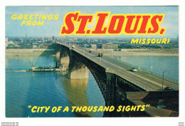 ST. LOUIS - MISSOURI:  GREETINGS  FROM ... -  CITY  OF  A  THOUSAND  SIGHTS  -  FP - St Louis – Missouri