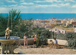 CARTOLINA  CIVITAVECCHIA,LAZIO-SCORCIO PANORAMICO-MEMORIA,CULTURA,RELIGIONE,IMPERO ROMANO,BELLA ITALIA,VIAGGIATA 1975 - Civitavecchia