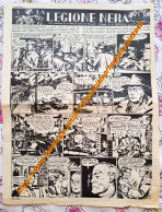 B246> Pagina Rivista < LA LEGIONE NERA > 1950 Alberto Maltz / A. Zucchelli - EINAUDI - Comics 1930-50