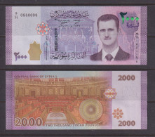 SYRIA  -  2017  2000 Pounds UNC Banknote - Syrië