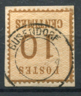 !!! ALSACE LORRAINE, N°5 SUR FRAGMENT AVEC CACHET DE BUSENDORF (MOSELLE). RR - Gebruikt