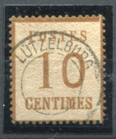 !!! ALSACE LORRAINE, N°5 AVEC CACHET DE LUTZELBURG TYPE 39 (MOSELLE) - Used Stamps