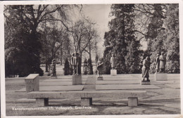 Netherlands PPC Verzetsmonumenten I/h Volkspark, Enschede GLANERBRUG (Ov) 1956 WIEN Austria Echte Real Photo  (2 Scans) - Enschede