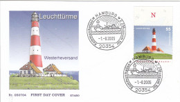 FDC GERMANY Bundes 2474,lighthouses - 2001-2010
