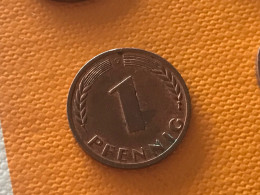 Münze Münzen Umlaufmünze Deutschland BRD 1 Pfennig 1970 Münzzeichen G - 1 Pfennig