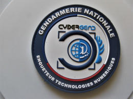 COLLECTION GEND.  CYBER / E.T.N SCRATCH AU DOS NEUF 85MM - Police & Gendarmerie