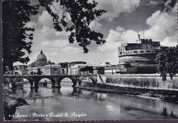 Italy PPC Roma Ponte E Castel S. Angelo CITTA Del VATICANO 1964 VIBORG Denmark (2 Scans) - Castel Sant'Angelo