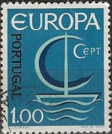 PORTUGAL 1966 Europa - 1e. -Europa Ship FU - Oblitérés