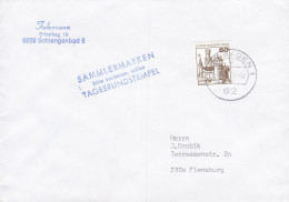 Germany Berlin Schlangenbad WIESBADEN 1979 Cover Brief FLENSBURG Marksburg Stamp - Covers & Documents