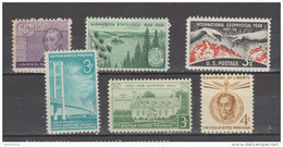 USA   1958  N°  641 à 646  = 6 Valeurs  Neuf X X / X - Ungebraucht