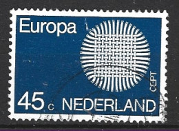 PAYS-BAS. N°915 Oblitéré De 1970. Europa'70. - 1970