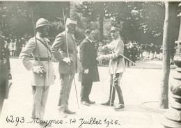 Photo Mayence, Occupation Des Troupes Françaises En 1926,format 13/18 - Guerra, Militari