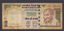 INDIA  -  2006  500 Rupees Circulated Banknote As Scans - India
