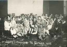 Photo Mayence, Soirée Déguisée Occupation Des Troupes Françaises En 1926,format 13/18 - Guerre, Militaire