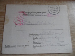 Kriegsgefangenenpost  Lettre 1943  STALAG XIII A Pour Nortkerque - 1939-45