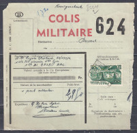 Vrachtbrief Met Stempel ST MARIA LIERDE COLIS MILITAIRE - Documentos & Fragmentos