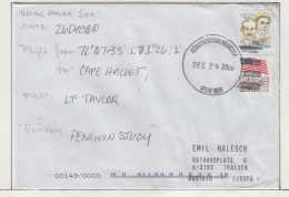 USA  Polar Sea Heli Flight From Antarctic Sea To Cape Hallet (penguin Study)  DEC 26 2000 (OD156A) - Voli Polari