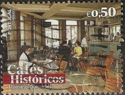 PORTUGAL 2017 Historic Portuguese Cafes - 50c. - Milenário, Guimarães FU - Gebraucht