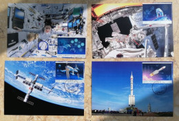 China 2022 Space Station Maximum Cards - Azië