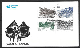 FEROE. N°53-6 De 1981 Sur Enveloppe 1er Jour. Dessins Du Vieux Torshavn. - Grabados