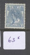 Nederland 1899 NVPH Nr 63 Ongebruikt - Nuevos