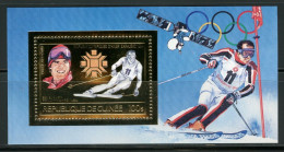 Olympische Spelen 1984 , Guinea - Blok  Postfris - Winter 1984: Sarajevo