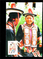 ► Costume Clothes  PROVINCE De YUGUR  Chine China  Carte Maximum Card 1999 - Maximum Cards