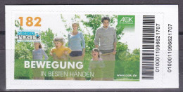 BRD Privatpost Morgen Post (182) AOK Bewegung In Besten Händen **/MNH (A3-34) - Privados & Locales