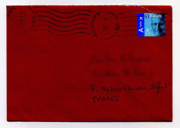 Belgian Definitive Stamp Alone On Cover. Letter From Charleroi (Belgium) To Maisons-Alfort (France) - 2013-... König Philippe