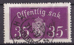 Norwegen Dienst Marke Von 1933 O/used (A-3-34) - Dienstmarken