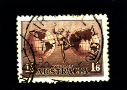 AUSTRALIA - 1934  1/6  HERMES  NO WMK  FINE USED  NH SG 153 - Used Stamps