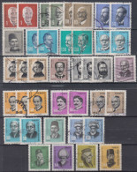 SALE !! 50 % OFF !! ⁕ Turkey 1964 - 1967 ⁕ Famous People ⁕ 39v Used - Used Stamps