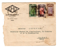 GUINEE  LETTRE  AVEC DAGUIN  1935    CACHET D'ARRIVEE - Cartas & Documentos