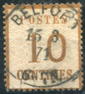 !!! ALSACE LORRAINE, N°5 CACHET DE BELFORT. LOCALITE RESTITUEE A LA FRANCE - Used Stamps